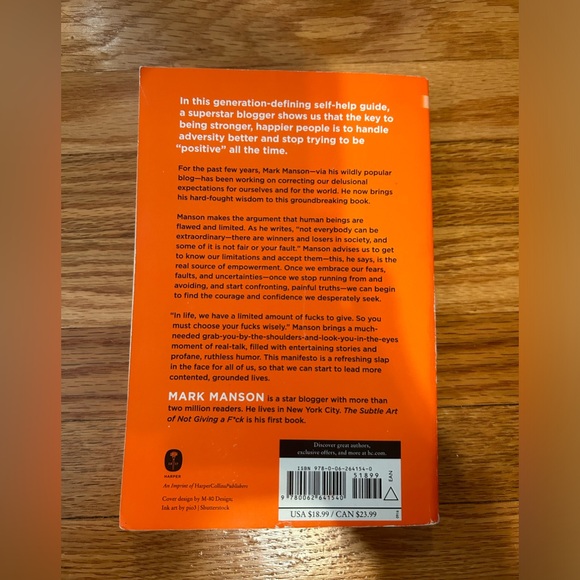 The subtle art of not giving a f* - Picture 2 of 2